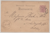 Pfennige / Hufeisenstempel, 1878 (?), 5 Pfge.- GS von Colmar (mit Hufeisenstempel entw.) nach Lugwigshafen