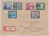 III. Reich, 1944, Mi.- Nrn.: 773- 78 in Satzbrief- MiF auf Einschreiben- Ortsbrief innerhalb von Berlin