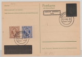 FRZ, 1946, GS- Postkarte Mi.- Nr.: PE 824 ungelaufen, mit Zusatzfrankatur (AM- Post ?!)