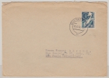 BRD, 1953, Mi.- Nr.: 170 als EF auf Bedarfs- FDC, als Fernbrief von Hamburg nach Sao Paulo (Brasilien)