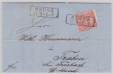 NDP, 1868, Mi.- Nr.: 4 als EF auf Fernbrief von Neuss (Nachverw. Preussen- Stempel) Traben