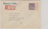 SBZ, Provinz Sachsen, 1946, Mi.- Nr.: 89 B, als EF auf Einschreiben- Fernbrief von Halle nach Berlin, geprüft Ströh BPP!