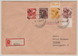 SBZ- Handstempel, 1948, Bez. 14, Zittau, Mi.- Nr.: 175 II OR (!), u.a., in MiF auf E. Fernbrief von Großenhain nach Zittau