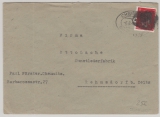SBZ, 1945, Sächsische Schwärzungen, OPD Chemnitz, Mi.- Nr.: AP 788 I als EF auf Fernbrief von Chemnitz nach Remsdorf