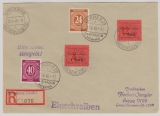 Lokalausgaben, D.- OST, 1946, Spremberg, Mi.- Nr. 15 + 16, u.a. in MiF auf E.- Fernbrief von Spremberg nach Leipzig