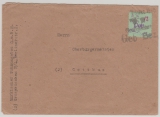 Lokalausgaben, D.- OST, 1946, Großräschen, Mi.- Nr. 7 in EF auf Fernbrief innerhalb von Großräschen nach Spremberg