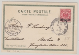 DAP, Türkei, 1898, Mi.- Nr.: 7 als EF auf Postkarte von Constantinopel nach Berlin, gute Postkarte!