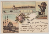 DAP, Türkei, 1898, Mi.- Nr.: 7 als EF auf Postkarte von Constantinopel nach Berlin, gute Postkarte!