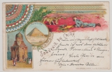 DAP, Türkei, 1899, Mi.- Nr.: 7 als EF auf Postkarte von Jaffa nach Zerbst, gute Postkarte!