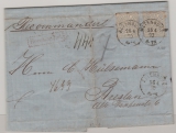 NDP, 1870, Mi.- Nr.: 17 (2x) in MeF auf Einschreiben- Fernbrief von Altenburg nach Breslau