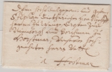 Preußen, 1664, früher Botenbrief von Steinfurt nach Horstmar, selten!