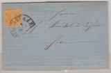 Bayern, 1867, Mi.- Nr.: 8 als EF auf Brief nach ...