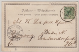 Kamerun, 1899, Mi.- Nr.: 2, als EF auf Bildpostkarte (Negerheim in Lisoka) von Viktoria nach Berlin