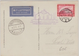 DR 455 als EF auf Postkarte zur Oberschlesienfahrt 1931, von Gleiwitz, via Friedrichshafen, nach Lorch