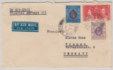 Hong Kong, 1937, 1,2 Dollar MiF auf Luftpost- Auslandsbrief von Victoria (Hong Kong) nach Bremen