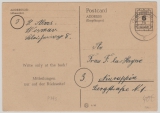 RPD Schwerin / MVP, 1945, 6 RPfg.- GS (Mi.- Nr.: P 793) gebraucht von Wismar nach Neuruppin, seltener als man denkt!