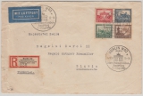 DR / Weimar, 1930, Mi.- Nr.: Hz Bl. 1 als EF auf Lupo- R.- Auslandsbrief von Berlin nach Sinaia, an König Carol II. !