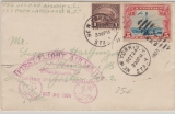 USA, diverse, Brief zum Rückflug der 1. Amerikafahrt 1928, von New York nach Villingen, rs. mit Transitstempel