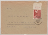 D., Kontrollrat- West, 1947, Mi.- Nr.: 961 P OR ndgz, als EF auf Auslandsbrief von Stuttgart nach Andover (USA)