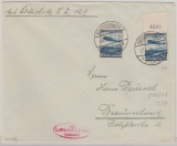 DR 606 als MEF auf Zeppelinbrief nach Braunschweig