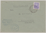 MVP, 1946, Mi.- Nr.: 33 x als EF auf Drucksachen- Fernbrief von Hagenow nach Salzwedel, tiefstgeprüft Kramp BPP