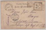 DAP China, Dt. Feldpost, 1901, Feldpostkarte (von Feldpoststation No. 8, Shanhaikuan) nach Berlin