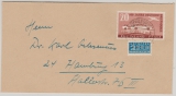 FRZ / Rheinland- Pf., 1949, Mi.- Nr.: 50, als EF auf (gebietsfremder Verwendung) Fernbrief von Schleswig nach Hamburg