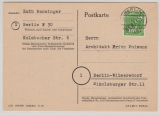 Berlin, 1948, Mi.- Nr.: 4, als EF auf Ortspostkarte, innerhalb von Berlin, seltener als man denkt, oder der Michel aussagt!