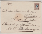 Russ. Reich, 1858, Mi.- Nr.: 2 als EF auf Fernbrief von ... nach Tavastakus, mit FA Eisold BPP echt + ....!