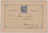 Spanien, 1875, 5 Peseta- GS, gelaufen von Sevilla nach Barcelona