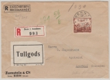 Schweiz, 1943, Mi.- Nr.: 390 als EF auf Luftpost- Auslandsbrief von Bern nach Lysekil (Schweden) rs. Dt. Zensur