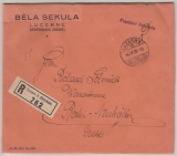 Schweiz, 1930, Mi.- Nr.: HBL. 26 (2x) zusammenhängend (rs.) als MiF auf Auslandseinschreiben von Luzern nach Berlin