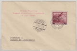 Lichtenstein, 1935, Mi.- Nr.: 148 als EF auf Erstflug- Auslandsbrief von Vaduz via Insbruck (A) nach Zürich (CH)