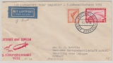 DR, 1932, DR Mi.- Nr.: 455 u.a. in MiF auf Zeppelinbrief, via Bordpost via 8. Südamerikafahrt nach Wessling (D.)