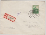 SBZ, West- Sachsen, 1946, Mi.- Nr.: 165 AX als EF auf Einschreiben- Fernbrief von Leipzig nach Halle
