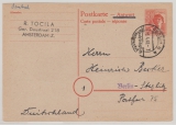 Berlin / Kontrollrat, 4.1948, 30 Pfg. - Auslands- Antwort- GS (Mi.- Nr.: P 965 A) gelaufen von Amsterdam nach Berlin