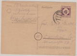 Görlitz, 1945, 6 Rpfg.- GS- Karte (Mi.- Nr.: P 899) gelaufen (!) von Görlitz nach Zwickau