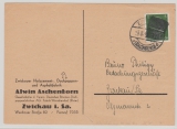 SBZ, 1945, Sächsische Schwärzungen, OPD Chemnitz, Mi.- Nr.: AP 784 I als EF auf Ortspostkarte innerhalb von Zwickau