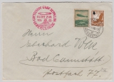 DR 607 u.a. als MiF auf Brief von Leizig zur Messefahrt 1936, nach Bad Cannstadt