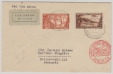 Italien, 1933, 125 Ct- (Luftpost)marken- MiF, auf Luftpost- Auslandsbrief von Rom nach Berlin