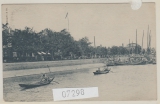 DAP- China, 1911, Mi.- Nr.: 29, als EF gelaufen auf Bildpostkarte von Hankau nach Berlin