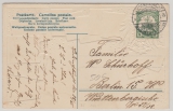 DSWA, 1911, Mi.- Nr.: 25 als EF auf guter Bild- Fernpostkarte, von Lüderitzbucht nach Berlin
