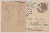 DR, Germania mit WZ, 1907, Mi.- Nr.: 84 I als EF auf Auslandspostkarte von Altenburg nach Scegedin (ung.) und zurück
