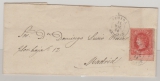 Spanien, 1864, 4 Cuartos (1864, als EF auf Fernbrief von Badjoz nach Madrid