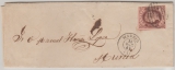 Spanien, 1862, 4 Cuartos, als EF auf Fernbrief von Madrid nach Murcia