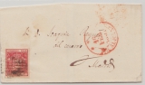 Spanien, 1854, 6 Cuartos (1854), als EF auf Fernbrief von ... nach Madrid