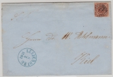Dänemark (in D.), 1861, Mi.- Nr.: 7 als EF auf Fernbrief von Lütjenburg nach Kiel