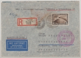 III. Reich, 1937, Mi.- Nr.: 496 als EF auf Auslands- Lupo- R.- Brief von Trebbin nach Buenos Aires (Argentinien)