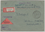 SBZ, West Sachsen, 1946, Postamts- Dienstbrief, Postsache, als Einschreiben- NN- Fernbrief von Leipzig nach Potsdam