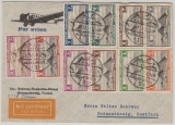 Ägypten, 1933, 54 Mills MiF auf Auslands- Luftpostbrief von Alexandria nach Braunschweig